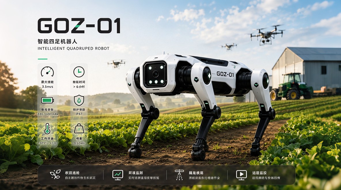 GrainCore Dynamics GOZ-01 巡检机器狗（户外基础巡检）